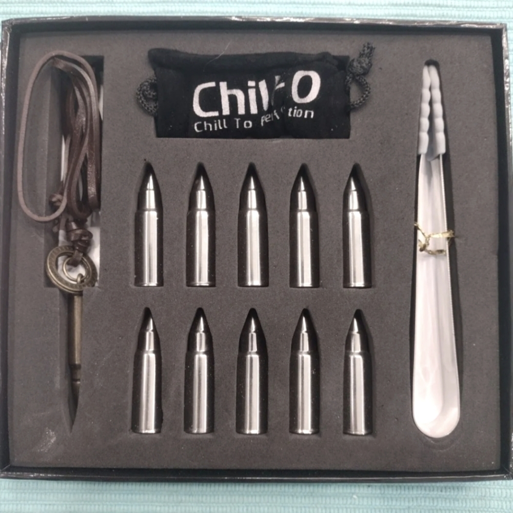 Chill-O Whiskey Bullet Chillers Set New